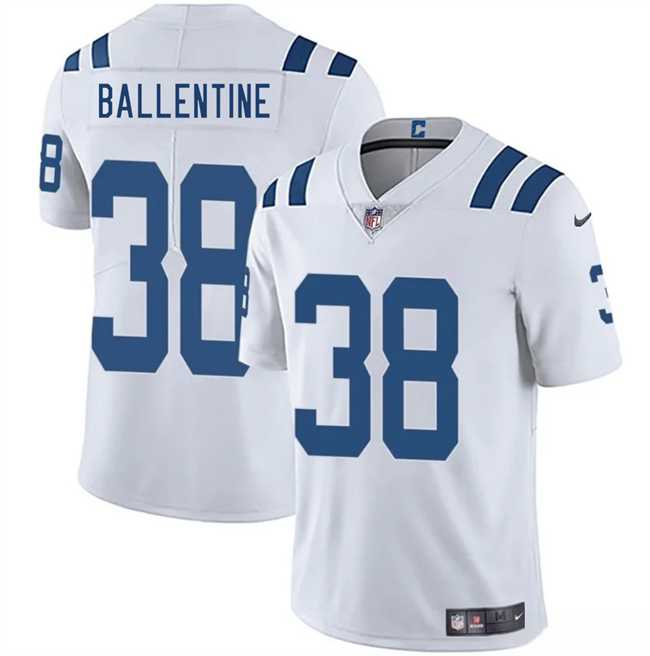 Men & Women & Youth Indianapolis Colts #38 Corey Ballentine White 2025 Vapor Limited Stitched Jersey->indianapolis colts->NFL Jersey